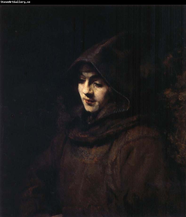 REMBRANDT Harmenszoon van Rijn Titus in a Monk-s Habit